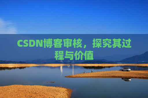 CSDN博客审核，探究其过程与价值